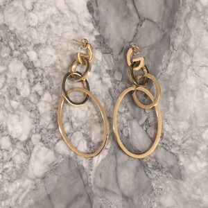 Vita Fede Gold Cassio Earrings Modular Interlocking Modern Design  $388